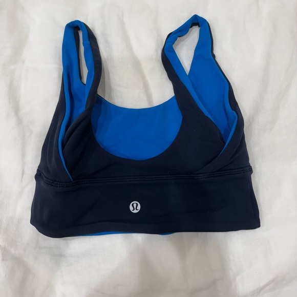 lululemon Align Sports Bra Reversible - Navy/Poolside - Picture 2 of 2